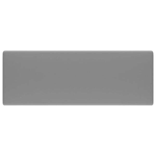 vidaXL Ylellinen pesuallas neli&ouml; vaaleanharmaa 41x41 cm keraami