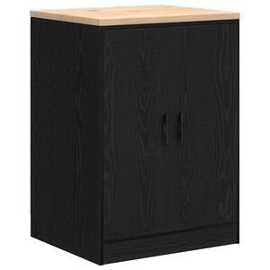 vidaXL Autotallin s&auml;ilytyskaappi musta 60x51x85 cm t&auml;ysi m&auml;nty
