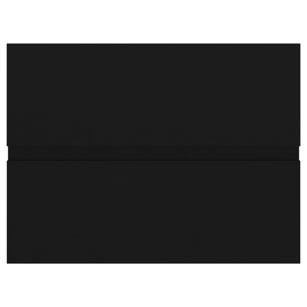 vidaXL Allaskaappi musta 60x38x45 cm tekninen puu