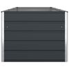 vidaXL Kukkalaatikko Antrasiitti 195 x 100 x 45 cm Galvanoitu ter&auml;s