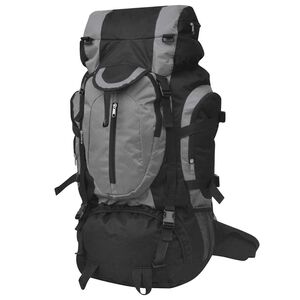 vidaXL Rinkka XXL 75 l musta ja harmaa
