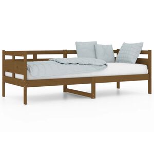 vidaXL Sohvas&auml;nky hunajanruskea t&auml;ysi m&auml;nty 80x200 cm