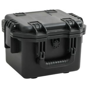 vidaXL Kannettava Flight Case Musta 30x24,5x20 cm PP