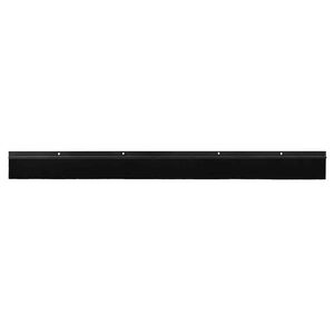 vidaXL Kierteellinen oven harjasulku 2 kpl Musta 100 cm Alumiiniseos