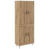 vidaXL Korkea kaappi 2 pcs Artisan tammi 69,5 x 34 x 180 cm