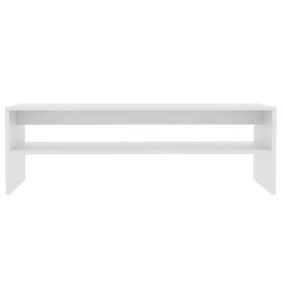 vidaXL Sohvapöytä valkoinen 100x40x40 cm lastulevy