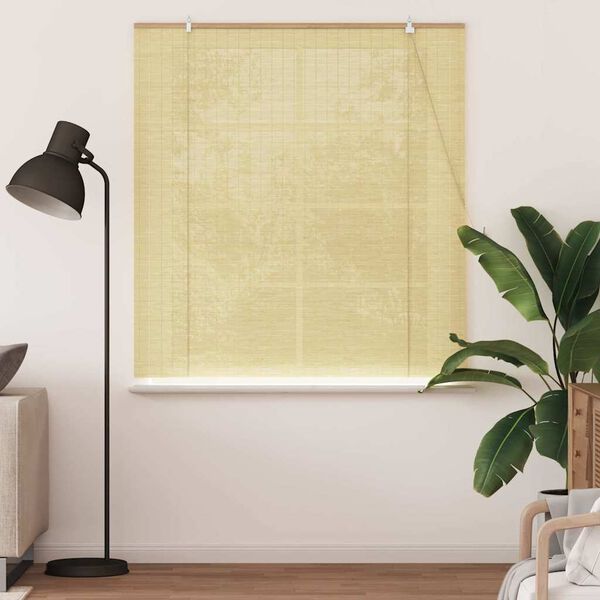vidaXL Rullaverho verhoilla Luonto 140 x 160 cm Bambu
