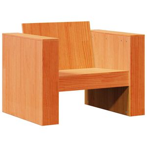vidaXL Puutarhansohva vahanruskea 79x60x62 cm t&auml;ysi m&auml;nty