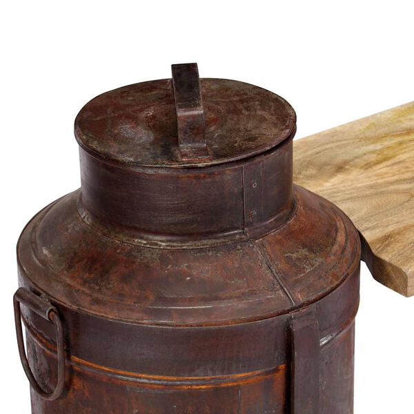 vidaXL Maitopullopenkki 150x33x64cm t&auml;ysi mangopuu