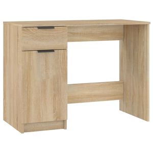 vidaXL Ty&ouml;p&ouml;yt&auml; Sonoma-tammi 100x50x75 cm tekninen puu