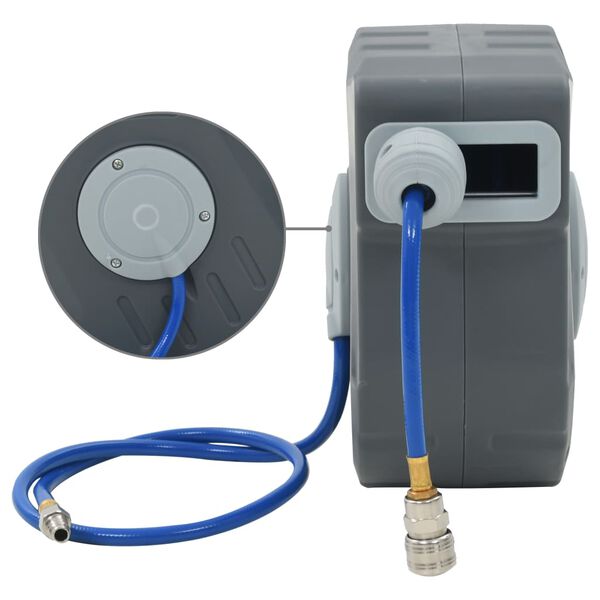 vidaXL Automaattinen ilmaletkukela 1/4" 12 m