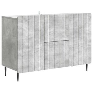 vidaXL Sivup&ouml;yt&auml; Betoninharmaa 89 x 34,5 x 62 cm Tekninen puu