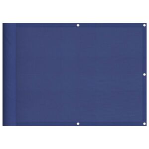 vidaXL Parvekesuoja sininen 75x700 cm 100% polyesteri Oxford kangas