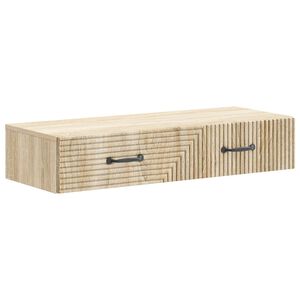 vidaXL Sein&auml;lle Asennettava Sivup&ouml;yt&auml; 87,5 x 34,5 x 17 cm Tekninen puu