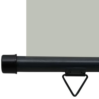 vidaXL Parvekkeen sivumarkiisi 65x250 cm harmaa