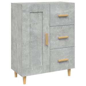 vidaXL Senkki betoninharmaa 69,5x34x90 cm tekninen puu