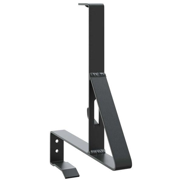 vidaXL Lumilukon tuki Musta 46 x 11 x 32 cm Ter&auml;s