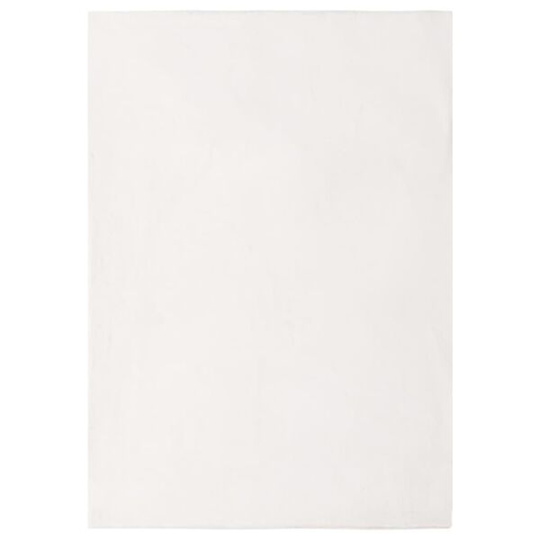 vidaXL Matto j&auml;niksen tekoturkis 180x270 cm kerma