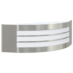 vidaXL Ulkoisen sein&auml;valon Hopea 32 x 10 x 10 cm