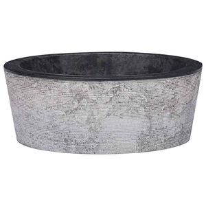 vidaXL Pesuallas musta &Oslash;40x15 cm marmori