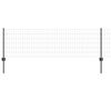 vidaXL Euroaita with Post 10 x 0,6 m PVC-pinnoitettu ter&auml;s Harmaa