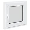 vidaXL Kellari-ikkuna RISOR 50 x 50 cm PVC ja lasi valkoinen