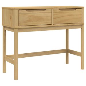 vidaXL Konsolip&ouml;yt&auml; FLORO vahanruskea 89,5x36,5x73 cm t&auml;ysi m&auml;nty