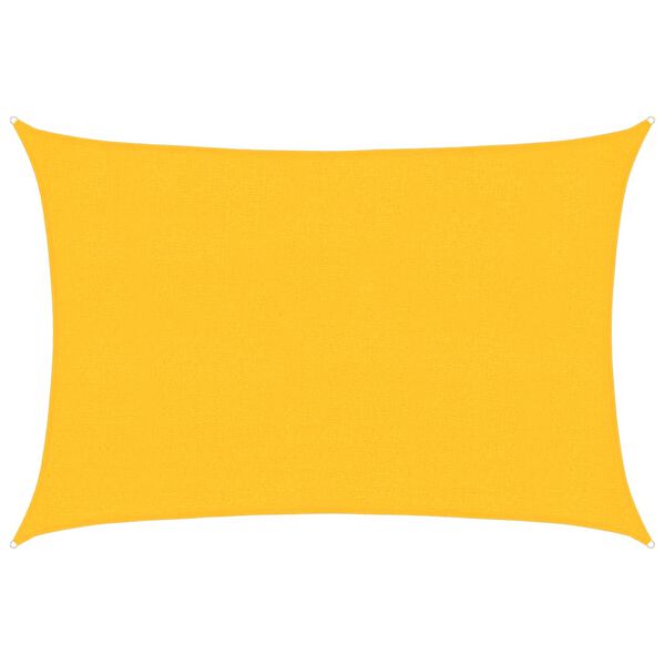 vidaXL Aurinkopurje 160 g/m&sup2; keltainen 2,5x4 m HDPE
