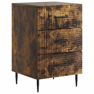 vidaXL Y&ouml;p&ouml;yt&auml;kaappi Savutammi 43 x 41 x 66,5 cm Tekninen puu