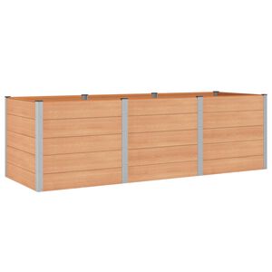 vidaXL Puutarhan Korotettu Kukkalaatikko Ruskea 300 x 100 x 91 cm