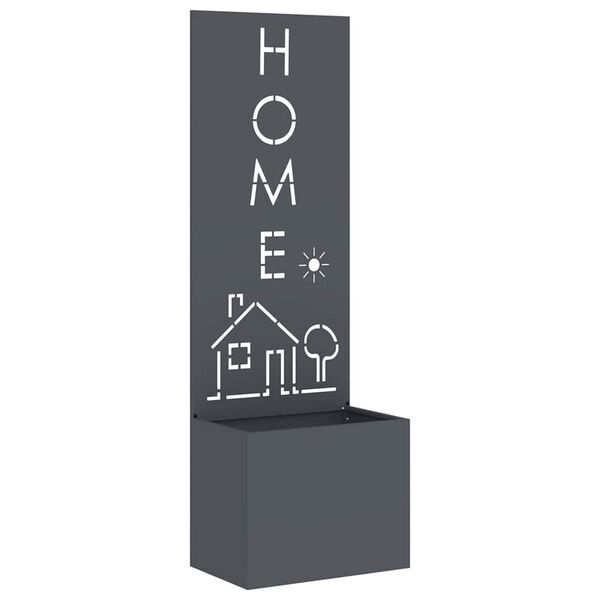 vidaXL Puutarhan yksityisyyden verho Antrasiitti 50 x 140 cm