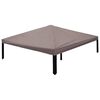 vidaXL Gazebo-kansio katolla Taupe 300 x 300 cm Polyesteri ja ter&auml;s