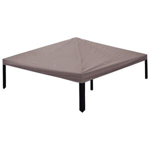 vidaXL Gazebo-kansio katolla Taupe 300 x 300 cm Polyesteri ja ter&auml;s