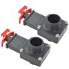 vidaXL Uima-altaan luistiventtiili 2 kpl 1,5"