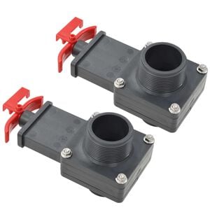 vidaXL Uima-altaan luistiventtiili 2 kpl 1,5"