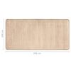 vidaXL Makuuhuoneen matot Shaggy korkea nukka 3 kpl beige
