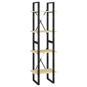 vidaXL 4-tasoinen kirjahylly 40x30x140 cm t&auml;ysi m&auml;nty