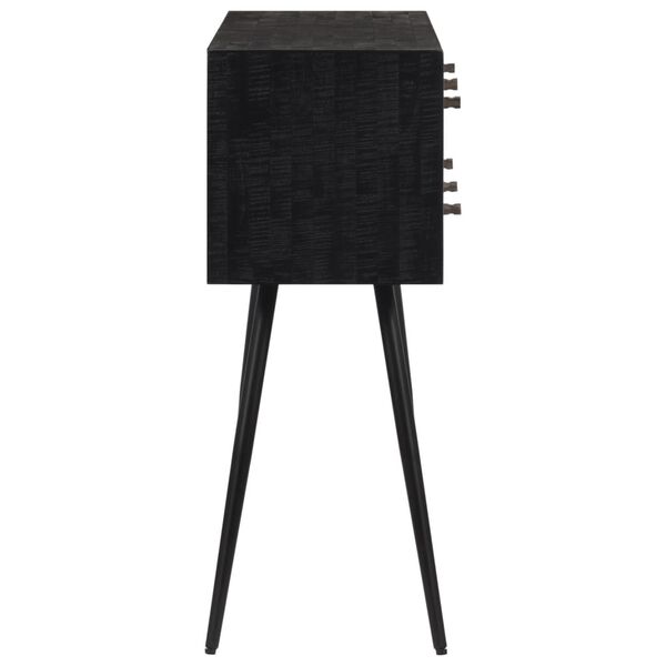 vidaXL Konsolipöytä laatikoilla 116x30x76 cm kierrätetty täystiikki