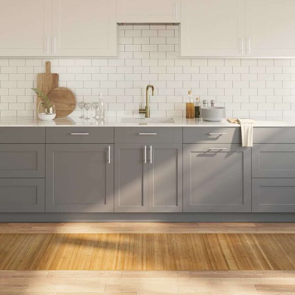 vidaXL matto suorakaide luonnollinen 70x400 cm bambu