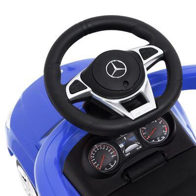 vidaXL Työnnettävä potkuauto Mercedes-Benz C63 sininen
