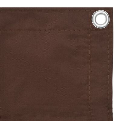 vidaXL Parvekkeen suoja ruskea 120x300 cm Oxford kangas