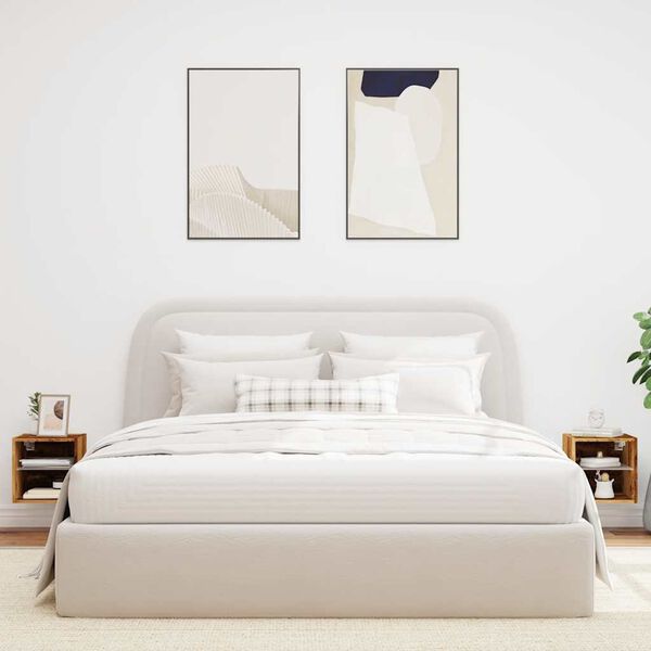 vidaXL TV-sein&auml;kaapit LED-valoilla 2 kpl vanha puu 30x28,5x30 cm