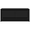 vidaXL Sohvap&ouml;yt&auml; LED-valoilla musta tekninen puu