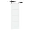 vidaXL Liukuovi ORKDAL valkoinen 83 x 232 cm T&auml;ysi m&auml;nty