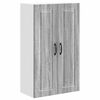 vidaXL Sein&auml;kaappi PORTO Harmaa Sonoma 60 x 31 x 100 cm Tekninen puu