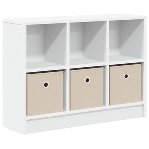 vidaXL Sivup&ouml;yt&auml; laatikon kanssa Valkoinen 73,5 x 22,5 x 53,5 cm