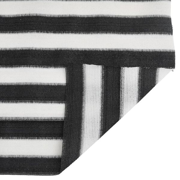 vidaXL N&auml;k&ouml;suoja antrasiitti ja valkoinen 1,2x25 m HDPE 75 g/m&sup2;