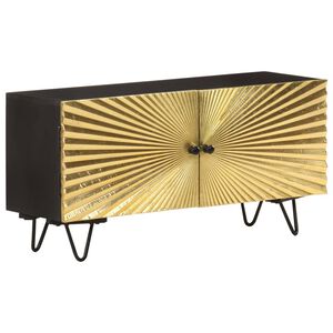 vidaXL TV-kaappi 90x30x45 cm t&auml;ysi mangopuu