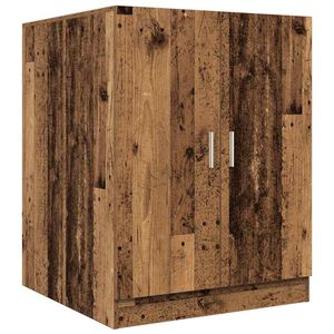 vidaXL Pesukonekaappi vanhaa puuta 70,5x71,5x91,5 cm