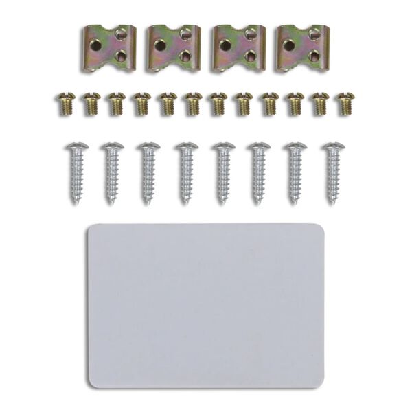 vidaXL Auton keskuslukkosarja 2 x normaali kaukosäädin ja 4 x moottori